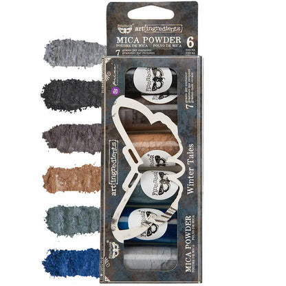 Re-Design, Prima, Finnabair, Art Ingredients, Mica Powder, Sets of 6, Vintage Roses, Pearl and Crystals,  Winter Tales, Mixed Media Re-Design with Prima