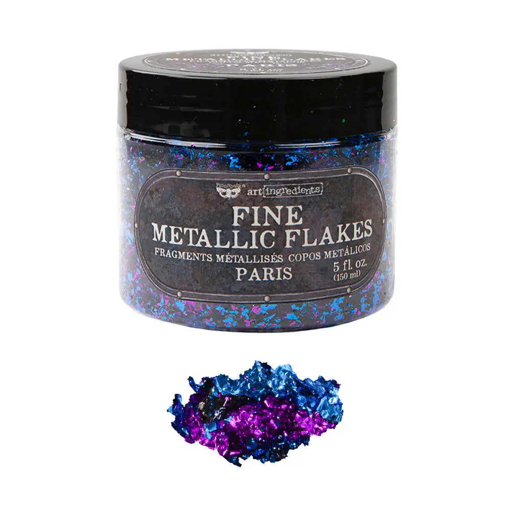 Finnabair, Art Ingredients, Fine Metallic Gilding Flakes, Mixed Media Art Re-Design with Prima