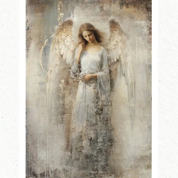 Re-Design with Prima, A1 Decoupage Fiber Pack, Divine Messenger, Angel, Mixed Media, 23.4" x 33.1"