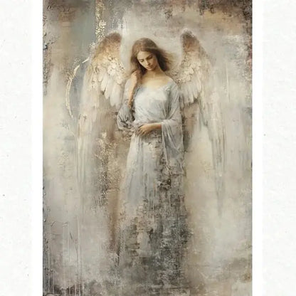Re-Design with Prima, A1 Decoupage Fiber Pack, Divine Messenger, Angel, Mixed Media, 23.4" x 33.1" Re-Design with Prima