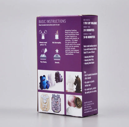 Re-Design, Alumite, Amazing Casting Resin, 10 Minute Cure, Casting Material, Decor Molds, Includes Parts A, B, 8 Fl oz each, Multi-purpose Re-Design with Prima