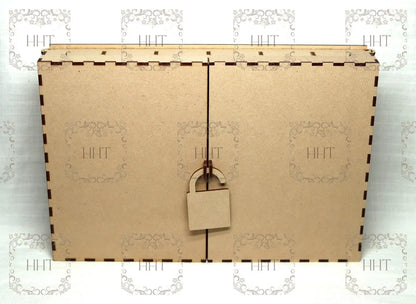 Laser Cut MDF Advent Calendar, Countdown to Christmas Decoration, 25 Drawer, Buildable Cabinet for Decoupage and Mixed Media Handcrafted Holiday Traditions