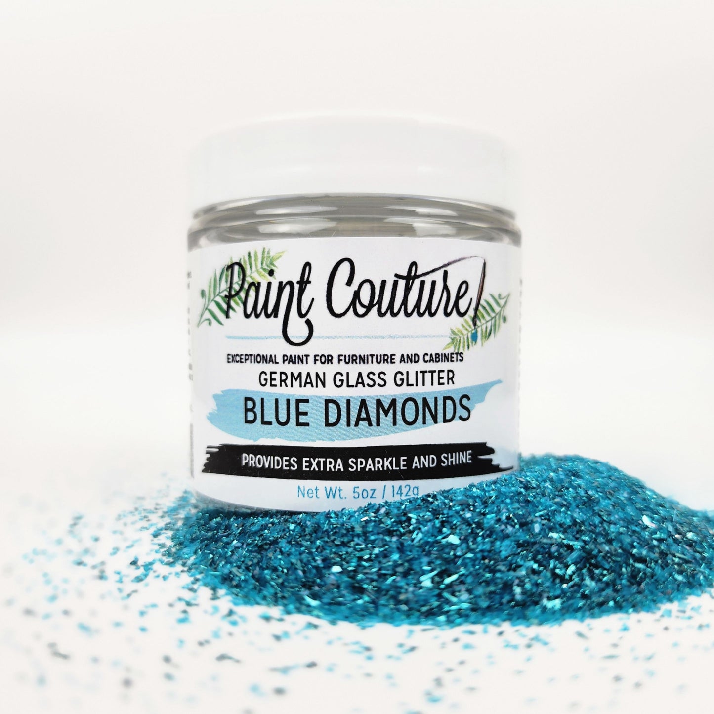 Paint Couture, German Glass Glitter, 2.5 oz, Sparkly, Mixed Media, Crafts