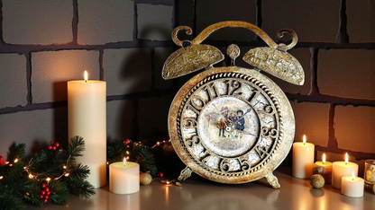 Laser Cut, MDF, Vintage Style, Clock, Blank, Base, Plaque, Ornament, 3 pc, Decoupage, Mixed Media, Crafts, 6 3/4" x 8 1/2" Handcrafted Holiday Traditions