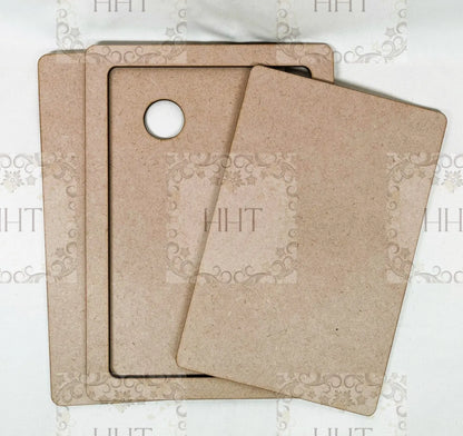 Laser Cut MDF, Interchangeable, Plaque, Panel, Blank, Sign, Base, Frame, 3 piece, Decoupage Mixed Media, Crafts, 3 sizes Handcrafted Holiday Traditions