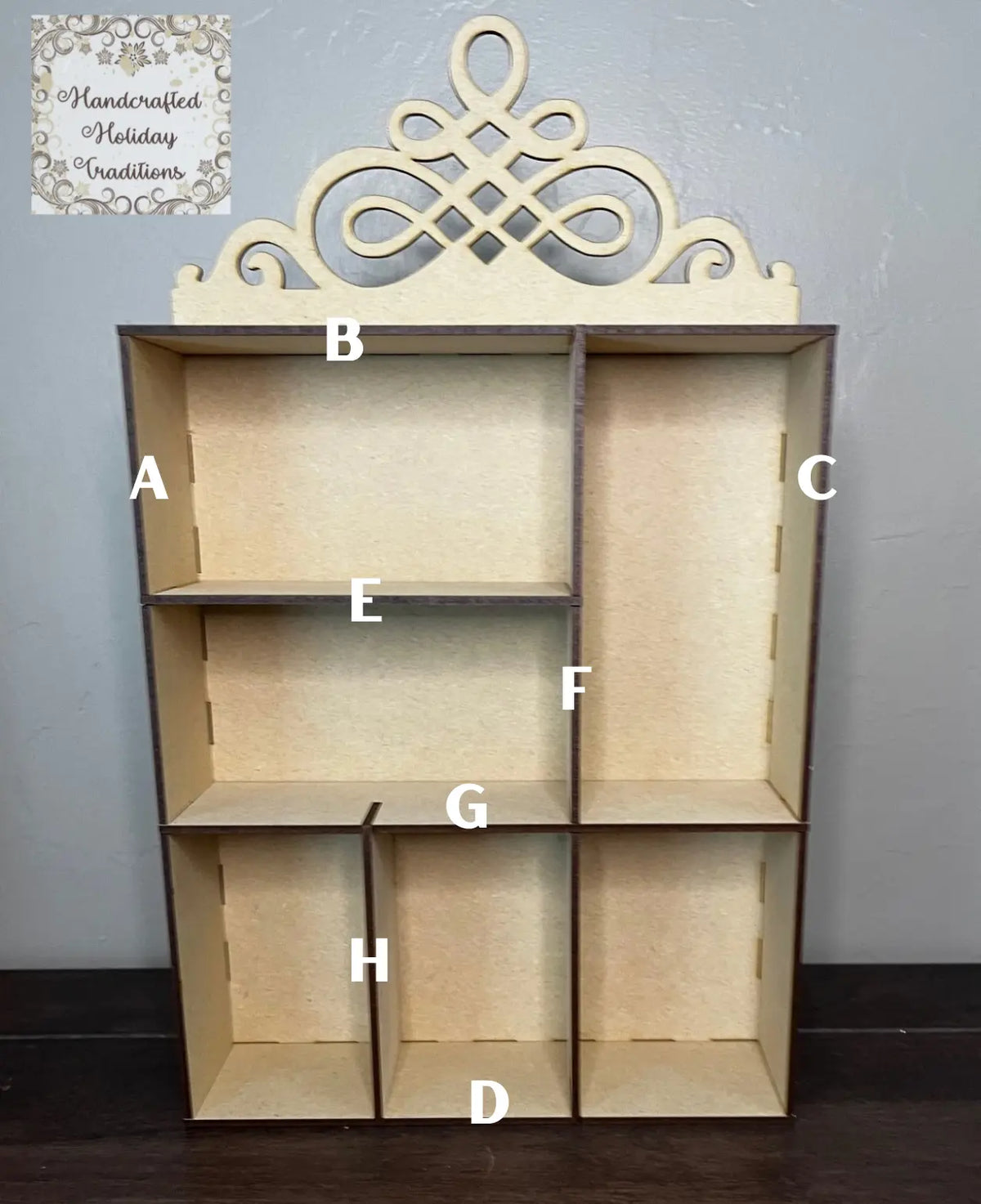Laser Cut MDF Unfinished Buildable Shadow Box, Vintage Style ...