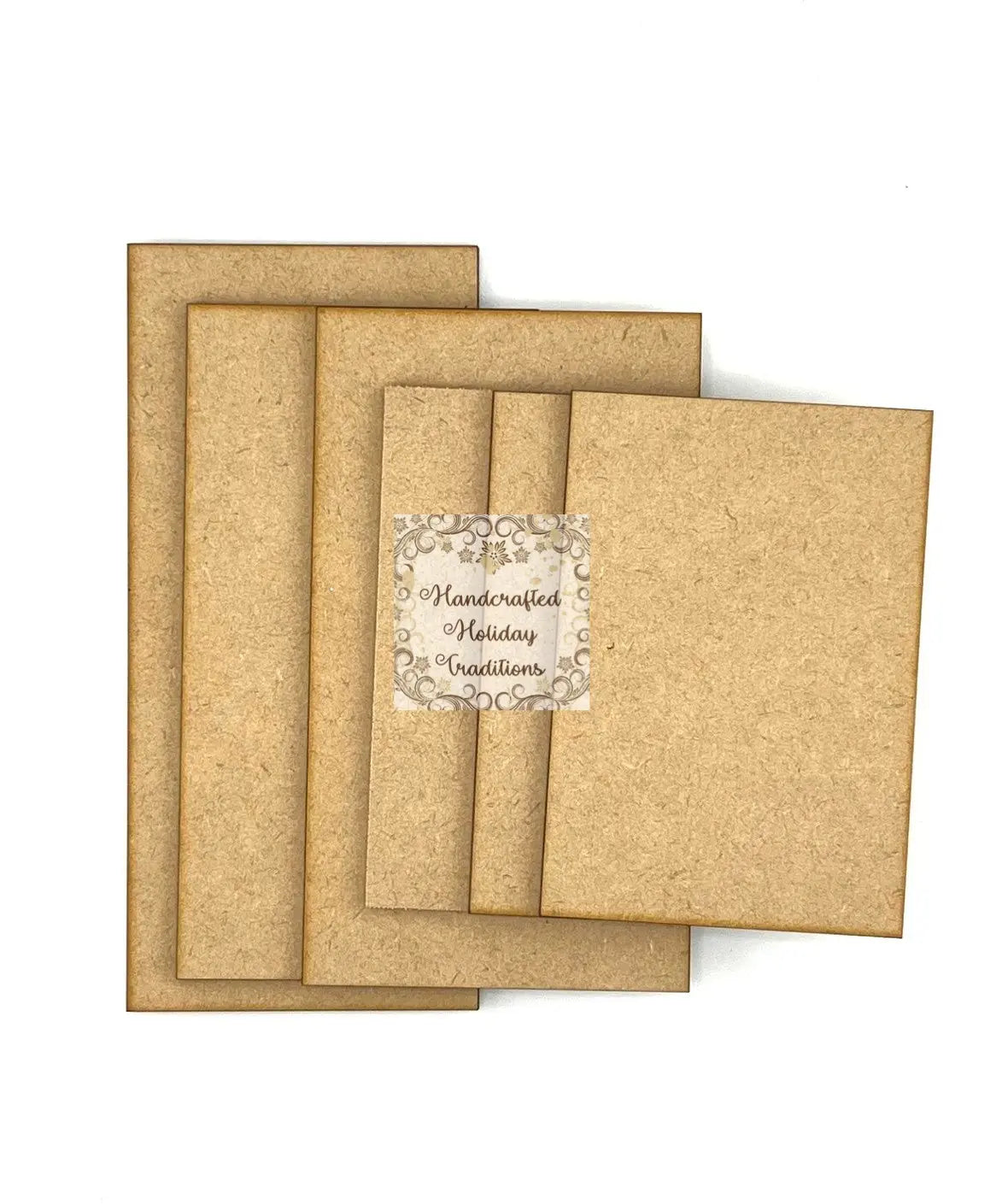 Laser Cut, MDF, Buildable, Vintage Style, Shadow Box with compartments, Blank, Base, Decoupage, Mixed Media, Crafts, 8.5"w x 14.5"h x 2.5"d Handcrafted Holiday Traditions