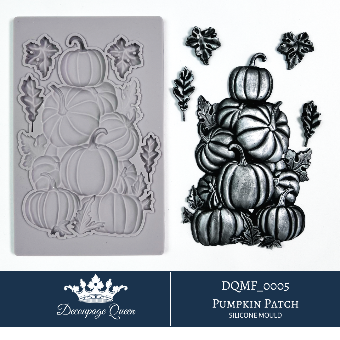 Decoupage Queen, Silicone Mould, Limited Edition, Pumpkin Patch, Halloween, Fall, Pumpkins, Food Safe, Silicone Mold, Fall 2024 Release