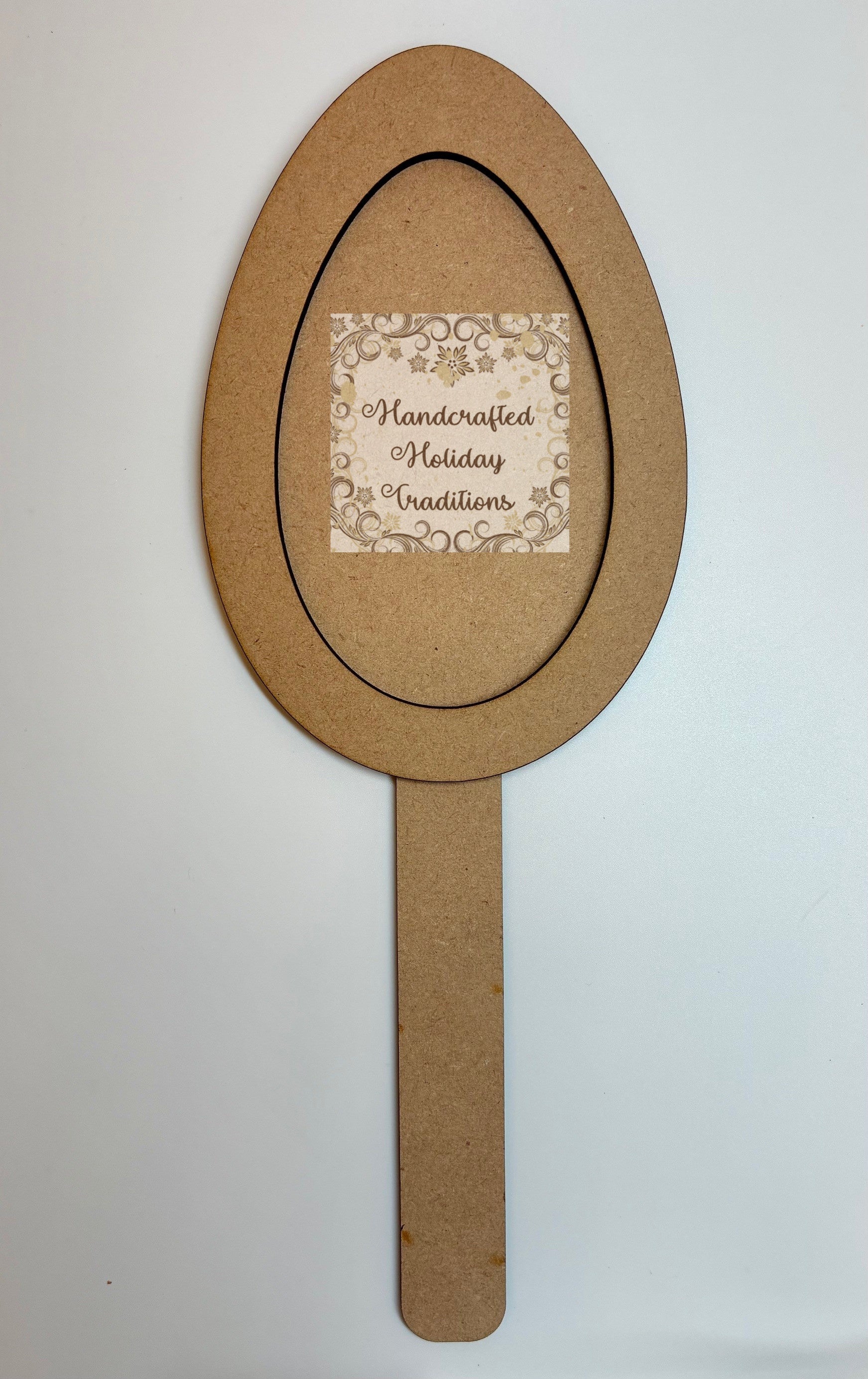 Laser cut MDF Easter Egg Pick