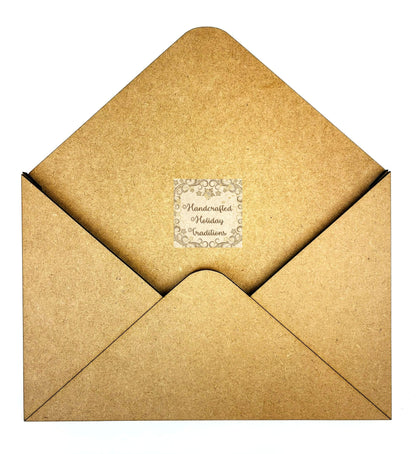 Laser Cut MDF 3D Envelope, Blank Base Paintable Craft Kit, Unfinished Wood, 5 piece, Decoupage, Crafts, Mixed Media