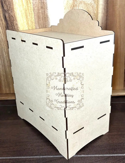 Laser Cut, MDF, Buildable, Shadow Box Kit, Diorama, Display, Blank, Base, Decoupage, Mixed Media, Crafts Handcrafted Holiday Traditions