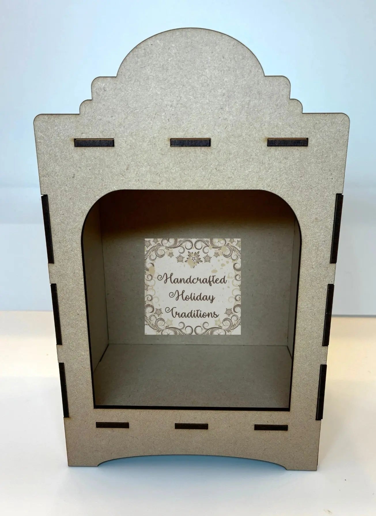 Laser Cut, MDF, Buildable, Shadow Box Kit, Diorama, Display, Blank, Base, Decoupage, Mixed Media, Crafts Handcrafted Holiday Traditions