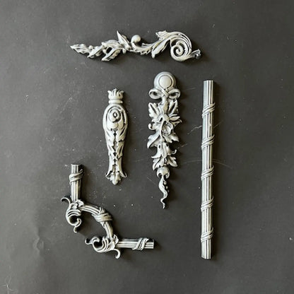 LaBlanche, Silicone Mould, Mold, Limited Edition, Frame, Lydia, Vintage Style, Trim, Flourishes, Food Safe, Silicone Mold, 2024 Release LaBlanche