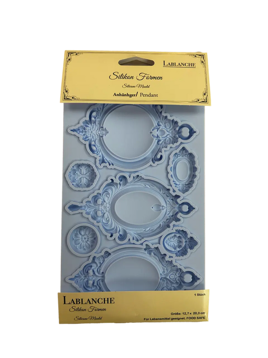 LaBlanche, Silicone Mould, Mold, Limited Edition, Pendant, Ornaments, Vintage Style, Food Safe, Silicone Mold, Summer 2025 Release, LBMF119 LaBlanche
