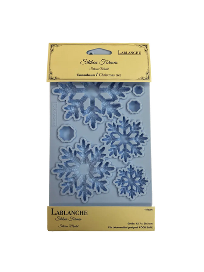 LaBlanche, Silicone Mould, Mold, Limited Edition, Christmas Tree, Snowflakes, Food Safe, Silicone Mold, Summer 2025 Release, LBMF120 LaBlanche
