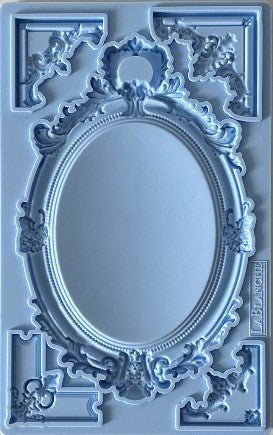 LaBlanche Silicone Mould, Limited Edition, Vintage Style Large Pendant, Frame and Corners, Food Safe