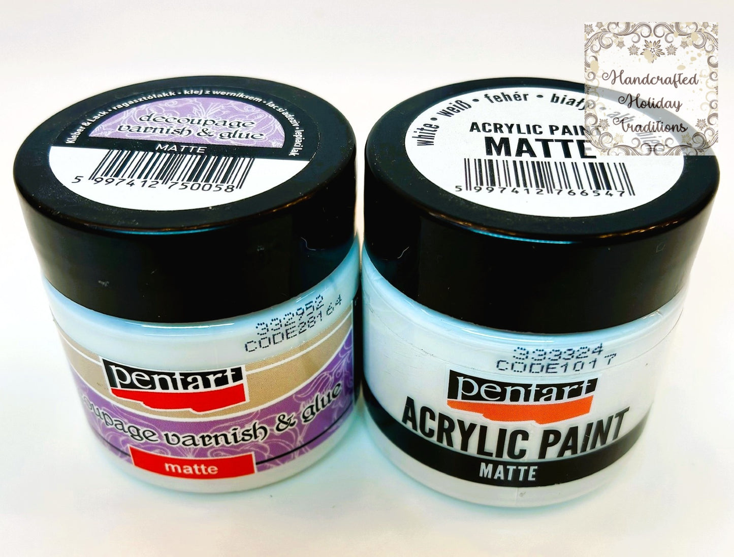 Decoupage Mixed Media Kit with Vintage Style Cameo Casting | MDF Base, Rice Paper, Glue, Primer for DIY Art and Craft Projects