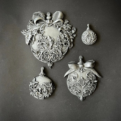 LaBlanche Christmas Balls, Silicone Mould, Mold, Limited Edition, Holiday Collection, Food Safe, Silicone Mold, 12.7 x 20.3 cm LaBlanche