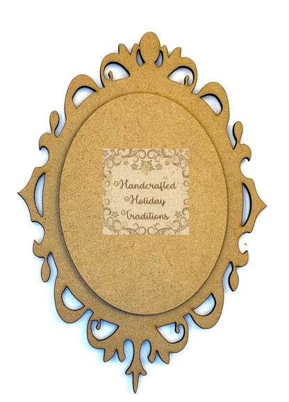 Laser Cut, MDF, Vintage Style, Refrigerator Magnets, Ornaments, with Overlay, Blank, Base, Overlay, Decoupage, Mixed Media, Crafts Handcrafted Holiday Traditions