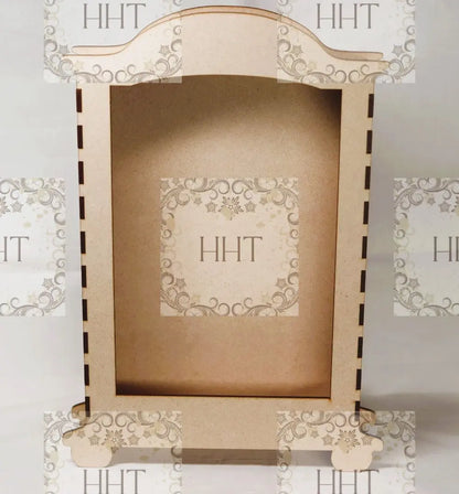 Laser Cut, MDF, Buildable, Shadow Box, Shrine, Alter, Display, Blank, Base, Decoupage, Mixed Media, Crafts, 3 Sizes, Altered Art Kit Handcrafted Holiday Traditions
