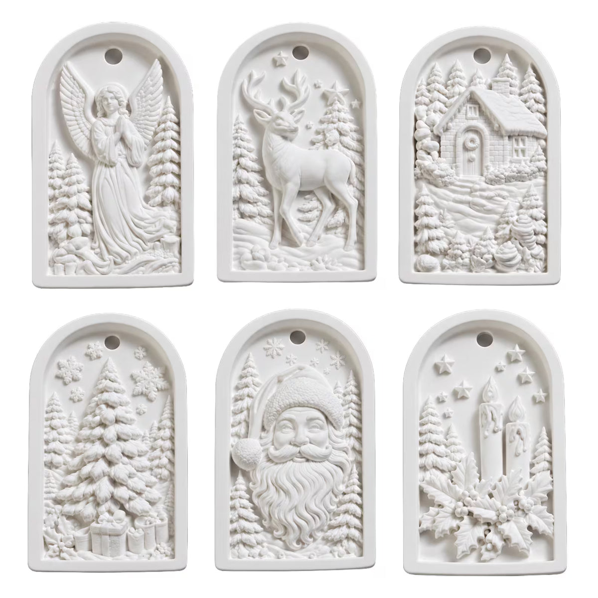 Melody Cast Ornament Set of 6,  PRE-ORDER, Redesign with Prima Musical Christmas Holiday Ornament Kit