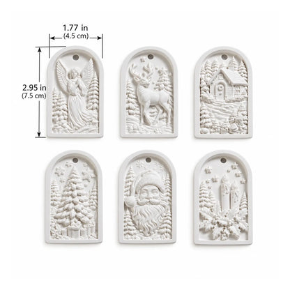 Melody Cast Ornament Set of 6,  PRE-ORDER, Redesign with Prima Musical Christmas Holiday Ornament Kit