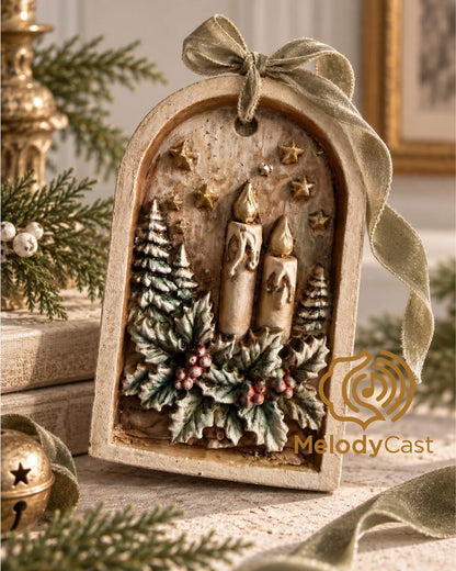 Melody Cast Ornament Set of 6,  PRE-ORDER, Redesign with Prima Musical Christmas Holiday Ornament Kit