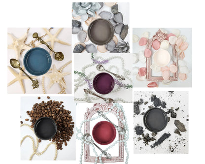 Paint Couture, Acrylic Mineral Paint, 4 oz, Water-based, All in one, Eco Friendly, Silky Smooth, Flat Finish, Self-leveling Paint Couture!