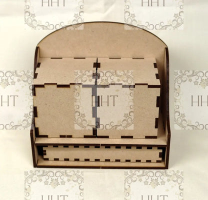 Laser Cut, MDF, Base, Blank, Vintage Style, Desk Top, Perpetual Calendar Kit, Buildable, Paintable, Decoupage, Mixed Media, Art, 2 sizes Handcrafted Holiday Traditions