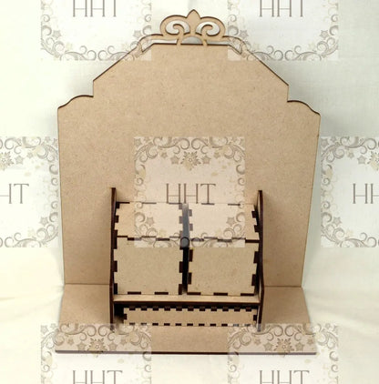 Laser Cut, MDF, Base, Blank, Vintage Style, Desk Top, Perpetual Calendar Kit, Buildable, Paintable, Decoupage, Mixed Media, Art, 2 sizes Handcrafted Holiday Traditions