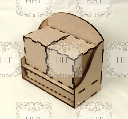 Laser Cut, MDF, Base, Blank, Vintage Style, Desk Top, Perpetual Calendar Kit, Buildable, Paintable, Decoupage, Mixed Media, Art, 2 sizes Handcrafted Holiday Traditions