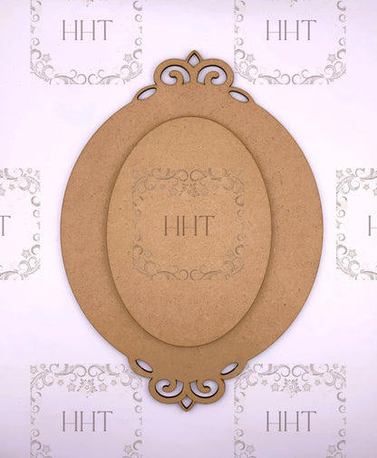 Handcrafted, Mixed Media, Decoupage, Plaque, Wall Art, Laser Cut MDF, Jesus, Metallic Blue, Gold, Wall Art, Vintage, Shabby Chic Style Handmade by Pamela