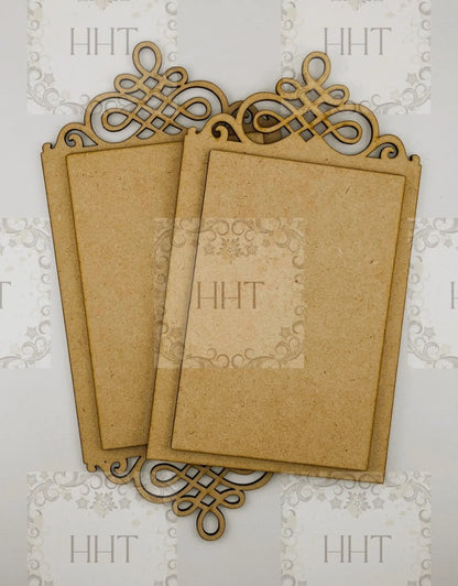 Handcrafted, Decoupage, Mixed Media, Vintage Style Church Panel, Plaques Set of 2, made by Pamela Handmade by Pamela