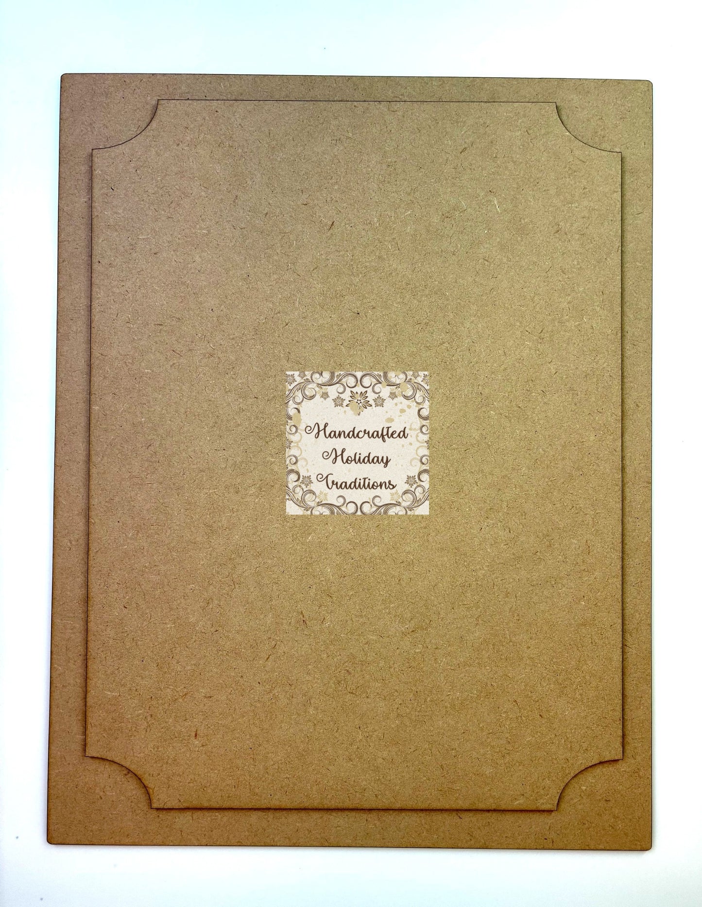 Laser Cut MDF Layered Plaque, Panel, Blank Base, Decoupage, Mixed Media, DIY Crafts, 2 sizes, 7"w x 11"h, 8.5"w x 11"h