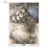 ITD Collection Rice Paper for Decoupage, Nature Forest Squares, Mouse World Collection, Spring landscapes, A4