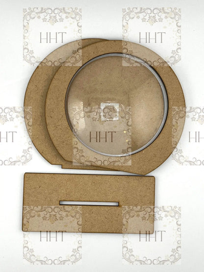 Laser Cut, MDF, Shaker, Christmas Standing Snowman or Snowball, Decorations, Canvas, Blank, Base, Decoupage, Crafts, Mixed Media Handcrafted Holiday Traditions