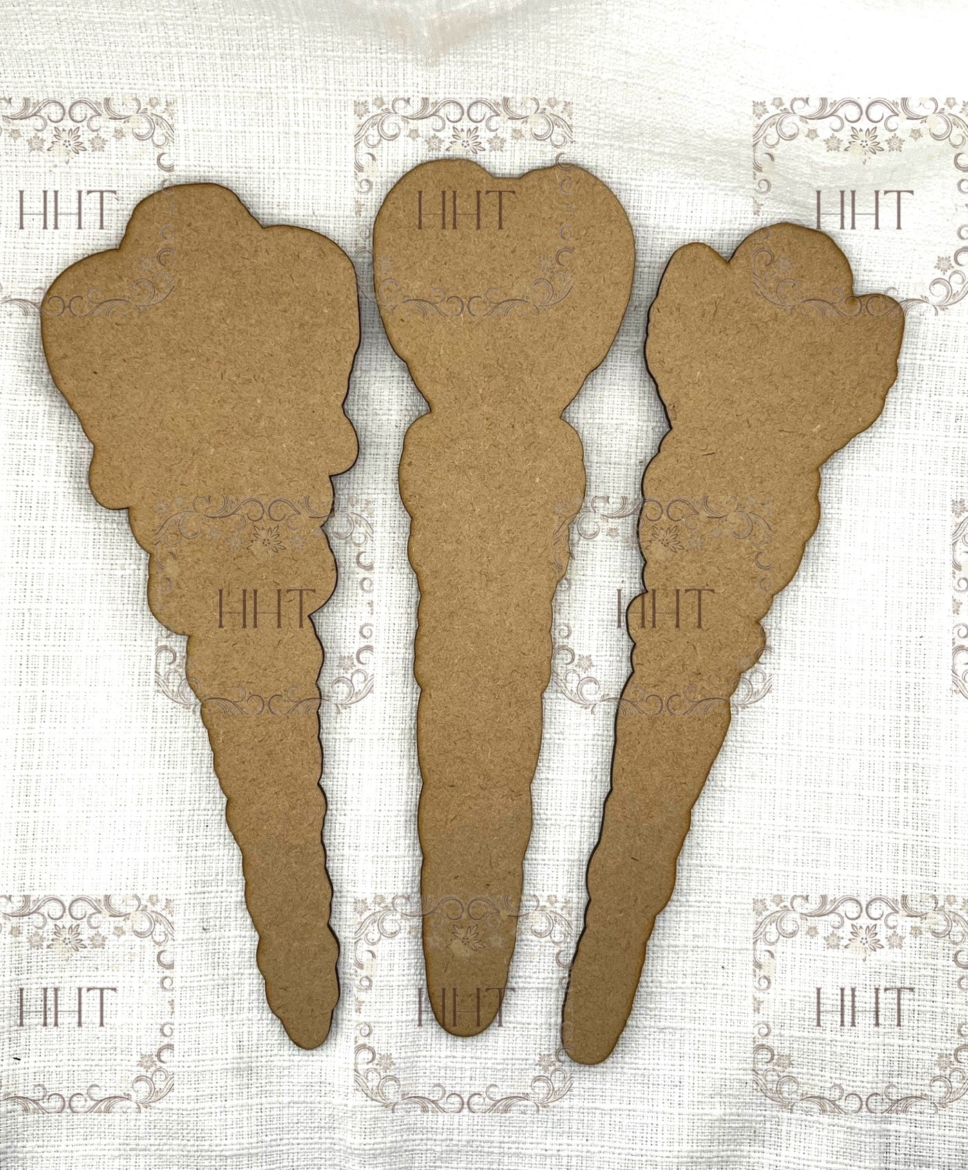 Laser Cut MDF, IOD Tapers Backing, Blank Base, Ornament, Angels, Christmas, Casting Back Supports, Bases, Sets