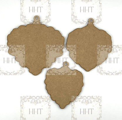 Laser Cut, MDF, Vintage Style LaBlanche Castings, Hearts, Backing, Ornaments, Blank, Base, Decoupage, Mixed Media, Crafts Handcrafted Holiday Traditions