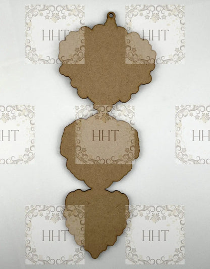 Laser Cut, MDF, Vintage Style LaBlanche Castings, Hearts, Backing, Ornaments, Blank, Base, Decoupage, Mixed Media, Crafts Handcrafted Holiday Traditions