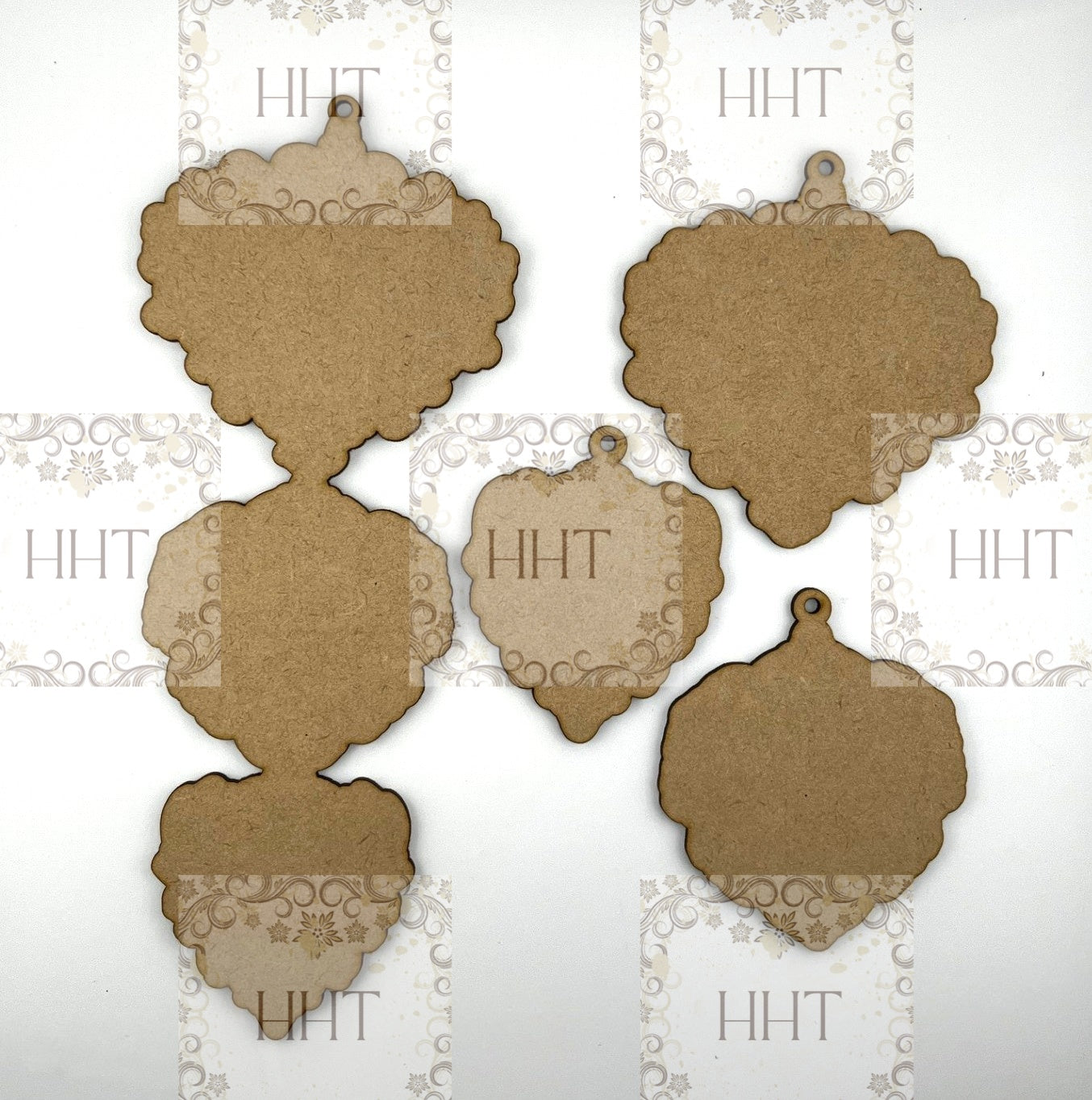 Laser Cut, MDF, Vintage Style LaBlanche Castings, Hearts, Backing, Ornaments, Blank, Base, Decoupage, Mixed Media, Crafts
