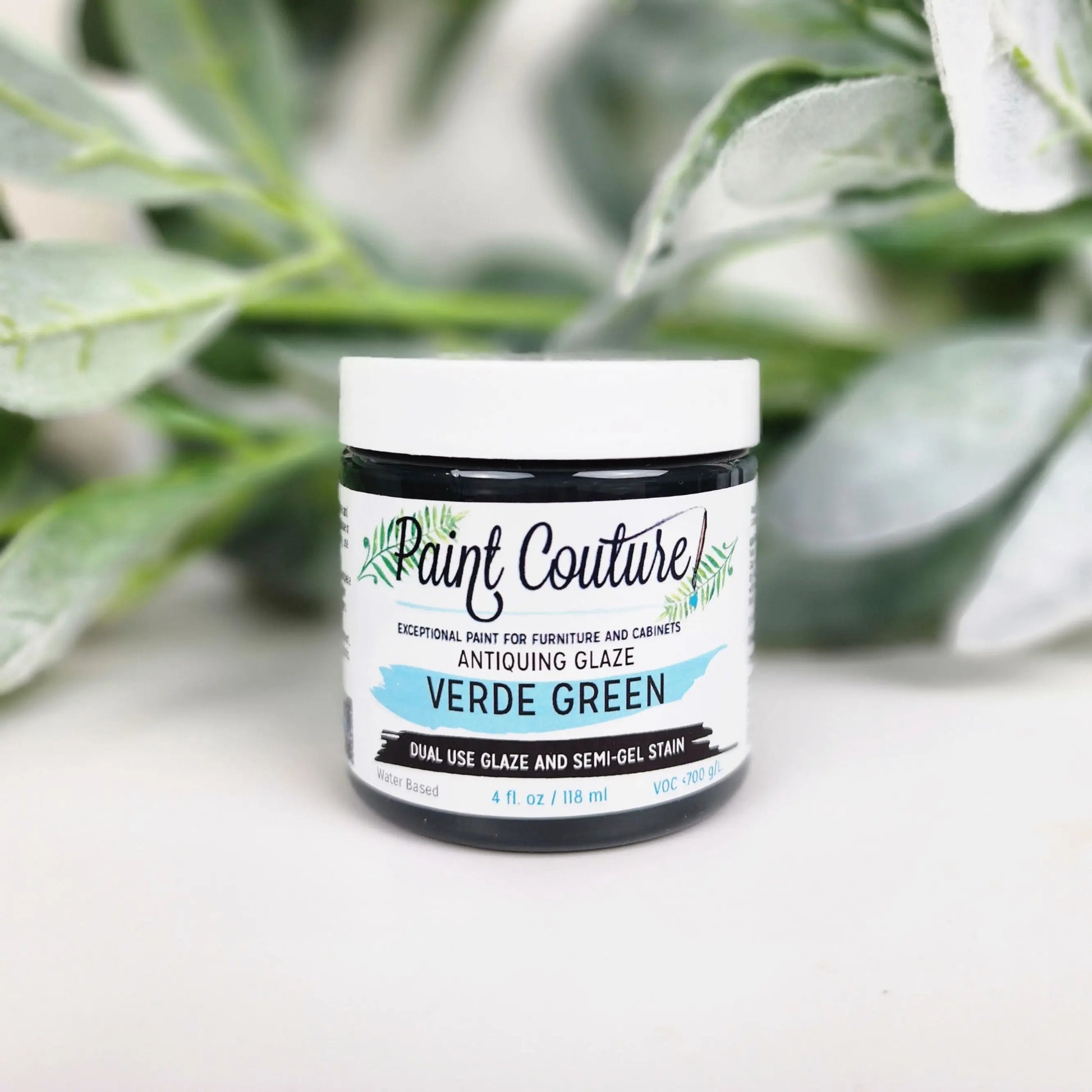 Paint Couture, Glaze, Water-based, metallic, Wood Stain, Top coat, Self-leveling, Antiqued Aged Look, 1 oz Paint Couture!