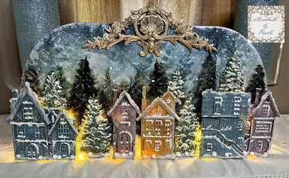 Laser Cut MDF Unfinished Arched Plaque, Panel, Blank Base for Decoupage, Mixed Media, Crafts, 15"w x 8" h