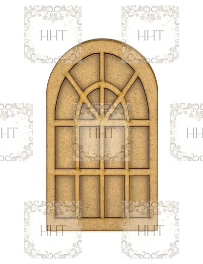 Laser Cut, MDF, Vintage Style Cathedral Windows, Arched, Base Blank for Decoupage, Mixed Media, Scrapbooking, Set of 2 Handcrafted Holiday Traditions