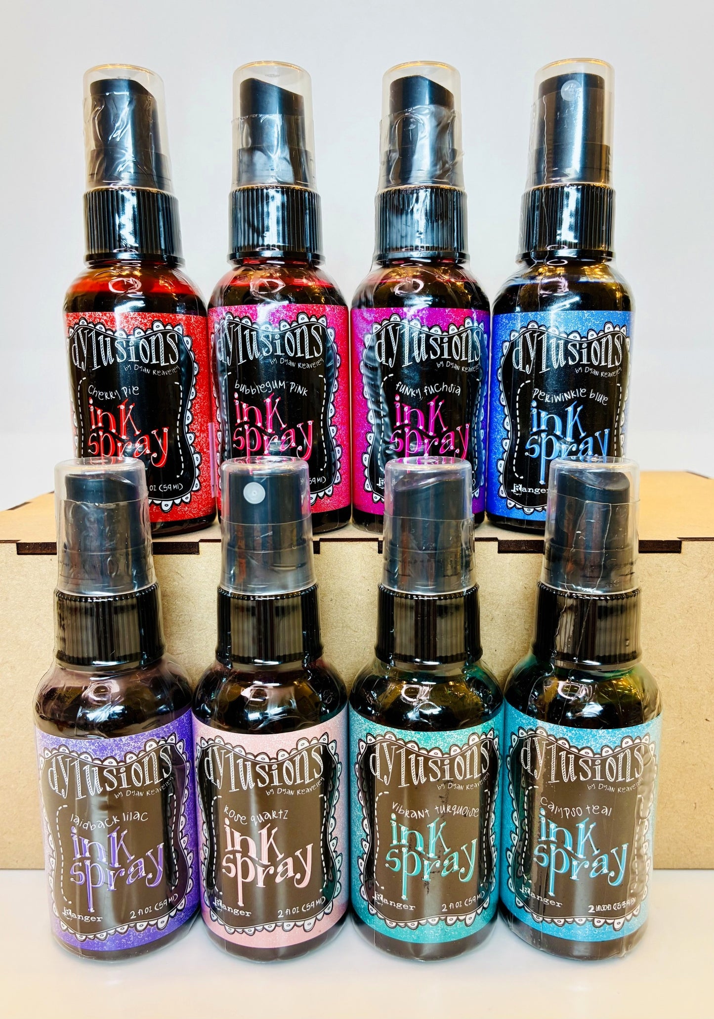 Dylusions by Dyan Reaveley, Ink Spray, 2 oz Bottles, Vibrant Concentrated Colorant, Acid free, non-toxic