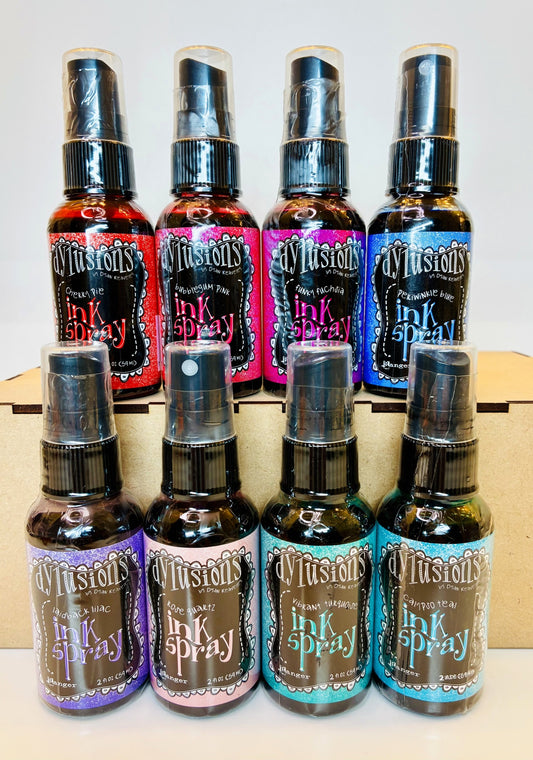 Dylusions by Dyan Reaveley, Ink Spray, 2 oz Bottles, Vibrant Concentrated Colorant, Acid free, non-toxic