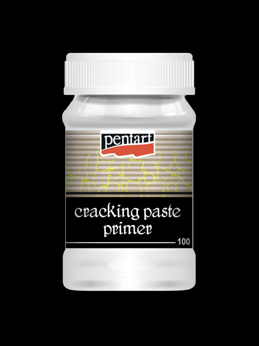 Pentart 3D cracking paste primer, 100 ml 4203, aged, distressed effect