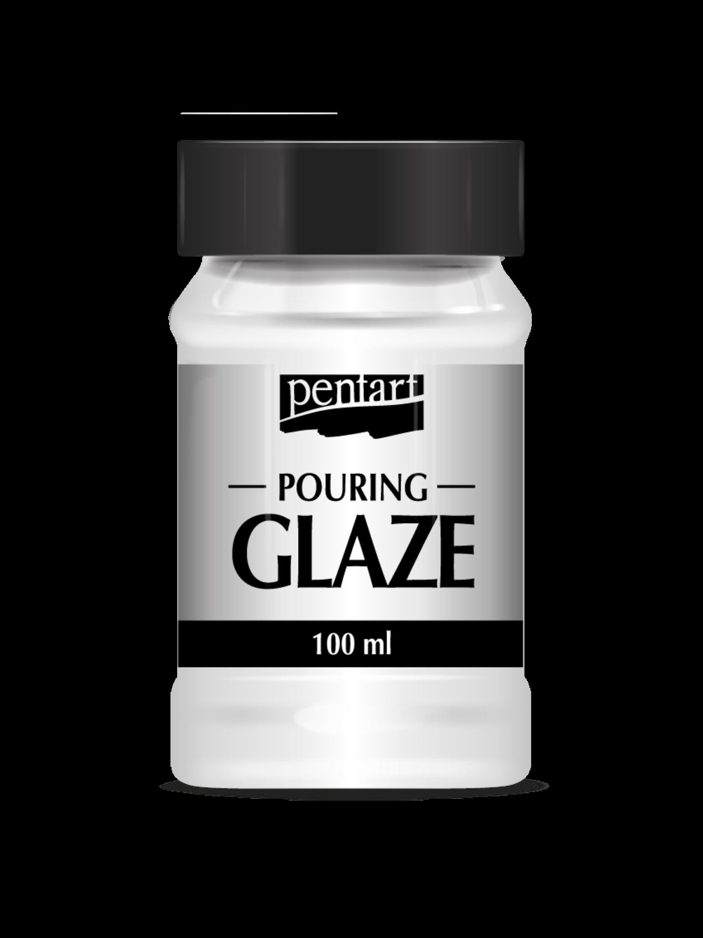 Pentart, High Gloss Pouring Glaze, Water bases, Transparent, Self leveling, 2 Sizes, 100, 230 ml 35358, 35359