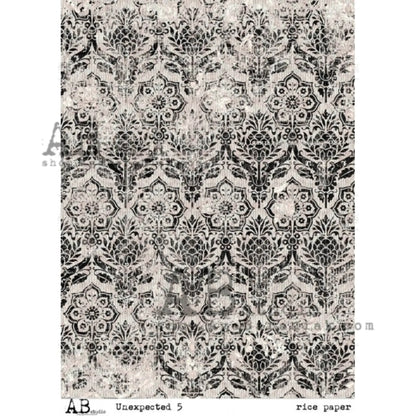 AB Studio Unexpected #0084 Size: A4 - 8.27 X 11.69 inches Rice Paper for Decoupage Imported from Poland AB Studio