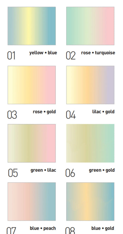 Pentart, Chameleon, Pearl Effect, Acrylic Paint, 50 ml, Yellow-blue, Green Gold, Lilac Gold, Blue Gold, Rose Gold, Blue Peach, Iridescent Pentart