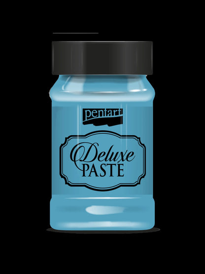 Pentart, Deluxe Paste, 100 ml, Lagoon Blue, Pearl, Champagne, Rose Gold, Black Gold, Emerald, Truffles, Platinum, Bordeaux Gold, Gold Pentart